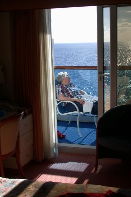 Asleep on the Balcony