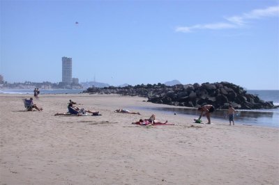 The Beach in Front of Tony's Resturant