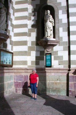 Mary Outside the Church in Mazatlan