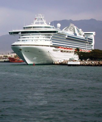 The Golden docked in Puerto Vallarta