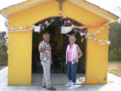 Barb at the Little Chapel