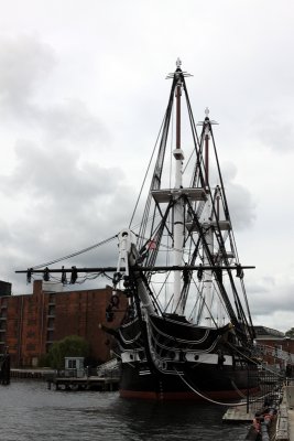 Launched in 1797 after being built at Hartt’s Shipyard in Boston, the USS Constitution was designed to be a fast and powerful warship. It cost more than $300,000 and 2,000 trees to build this new kind of ship but the USS Constitution would prove to be worth every penny.