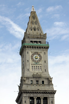 The Custom House tower of Boston