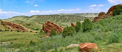 Red Rocks View North Pano