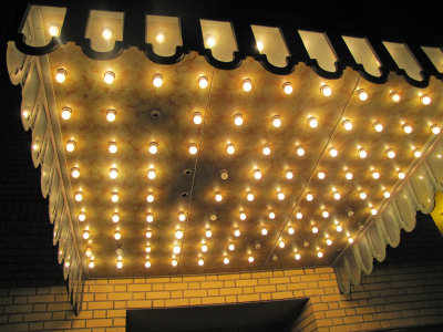 Winter Garden Stage door lights