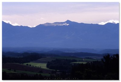 十勝岳連峰 from Kumasan Home