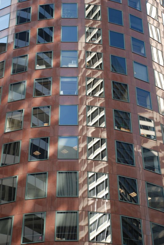 Market Street Skyscraper Window Reflection