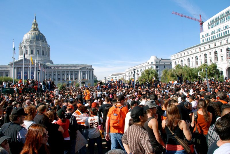 Giants Victory Parade at Civic Center Plaza