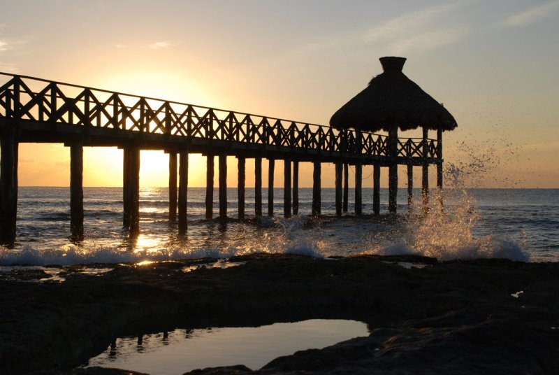 Grand Mayan Pier at Sunrise