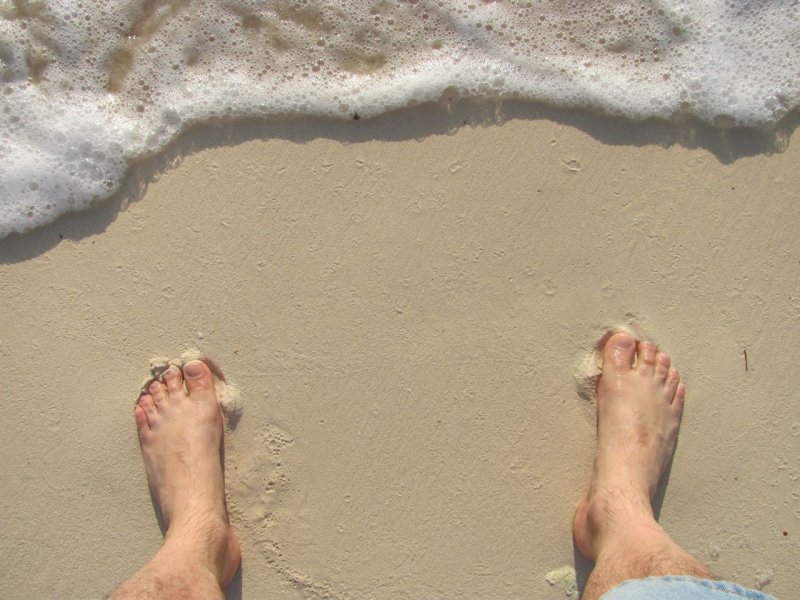 My Toes in the Sand