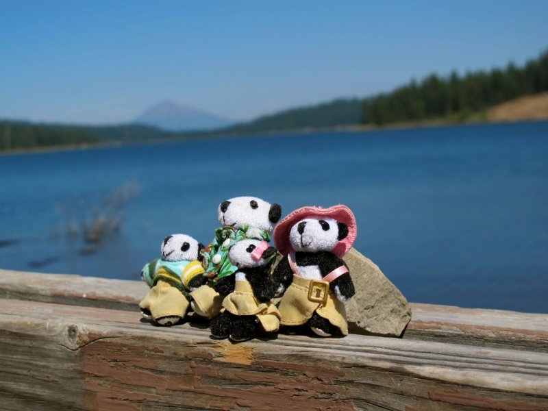 The Pandafords Visting Hyatt Lake, Oregon