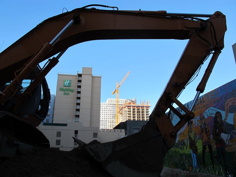 Construction Site Sunset