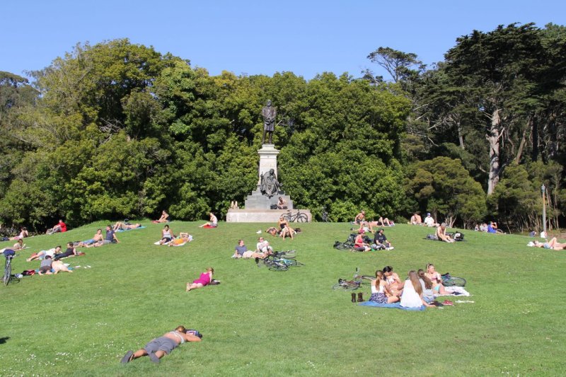 Sunny Sunday in Golden Gate Park