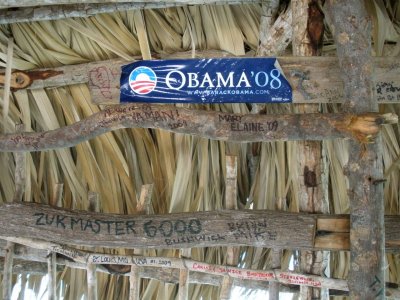 Obama at Floyd's Pelican Bar