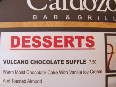 Vulcano Chocolate Suffle