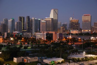 Miami Skyline Sunrise