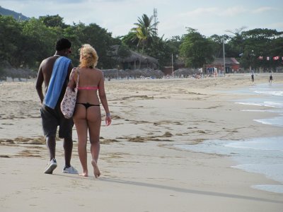 Playa Dorada Beach Goers