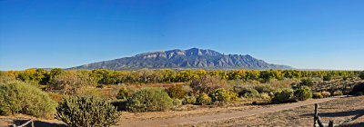 Some of the Sandia Mountains in Panorama