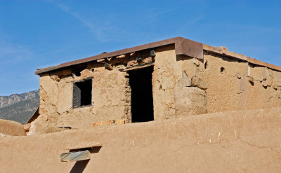 Old Adobe Structure In Taos Pueblo
