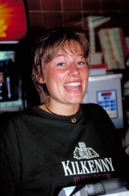 Bar Maid in Stryn, Norway 1998