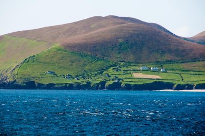 View of Blasket Islands Abandoned Settlement