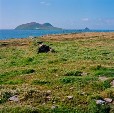View of Blasket Islands from Dingle Peninsula