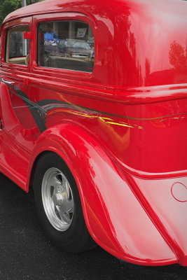 Red Plymouth Sedan