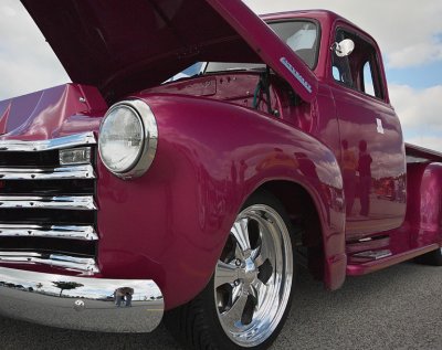 Maroon Chevy Pickup