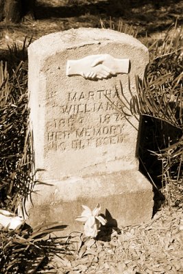 Martha Williams Headstone