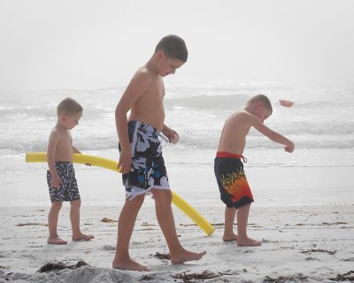 3 Boys on Beach
