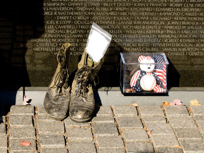 Veterans Day at the Vietnam Memorial 2008