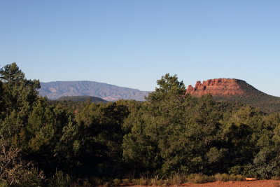 View of Mingus Mountain in the background