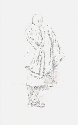 Enrobe 2  - scanned pencil
