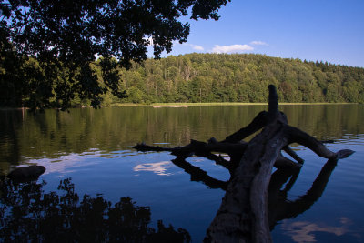 Hacza lake - the deepest lake in Poland