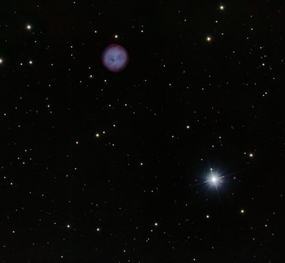 Messier 97 The Owl Nebula in Ursa Major