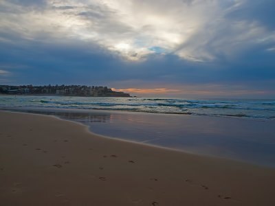 Bondi beach sunrise