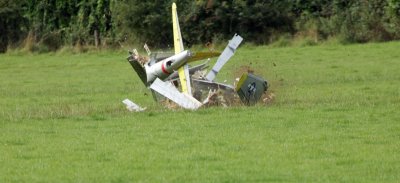 Crash landing