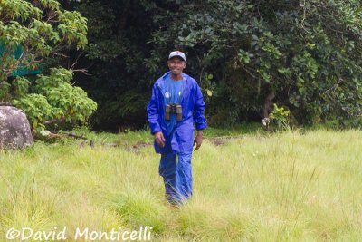 Modu (local bird tour guide) at Loma Mountains