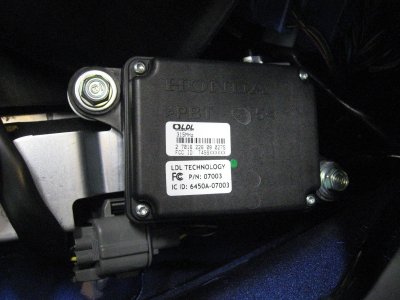 Tire Pressure Sensor Reciever is under the right glove box