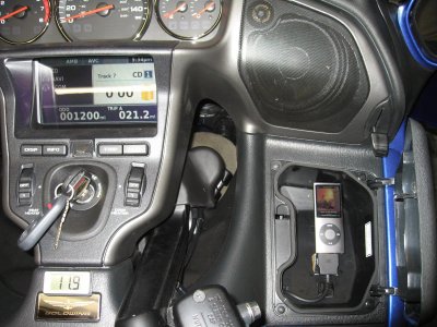 Display and Ipod mounted