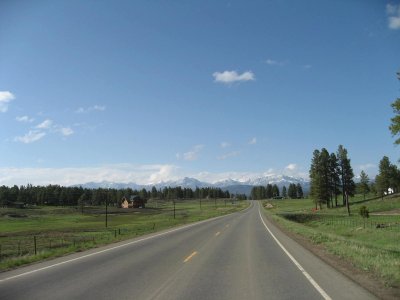 Heading into Pagosa Springs