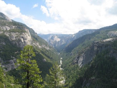 Yosemite National Park lookout view