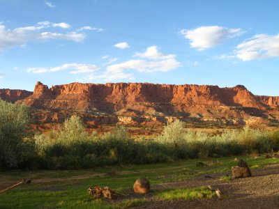 Capital Reef in the morning sun