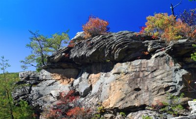 Rock formation near canyon rim  #3
