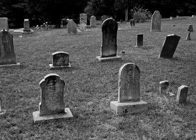 OLD GRAVE MARKERS - ISO 100