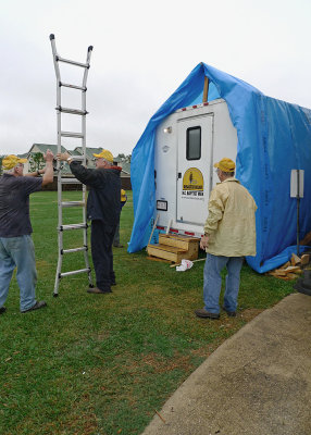 GOOD JOB GUYS ...... NOW WE HAVE THE ONLY A-FRAME BUNK TRAILER IN EXISTENCE!