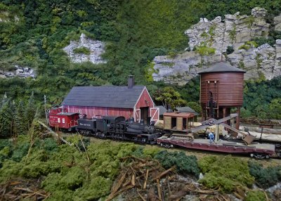 APPLE VALLEY MODEL RAILROAD CLUB LAYOUT  -  ISO 800
