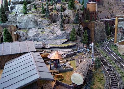 MODEL RAILROAD LAYOUT - ISO 800