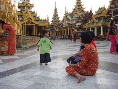 cute baby praying...well he was