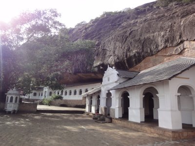 rock temples facade